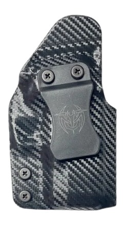 Carbon fiber concealed carry holster with metal clip