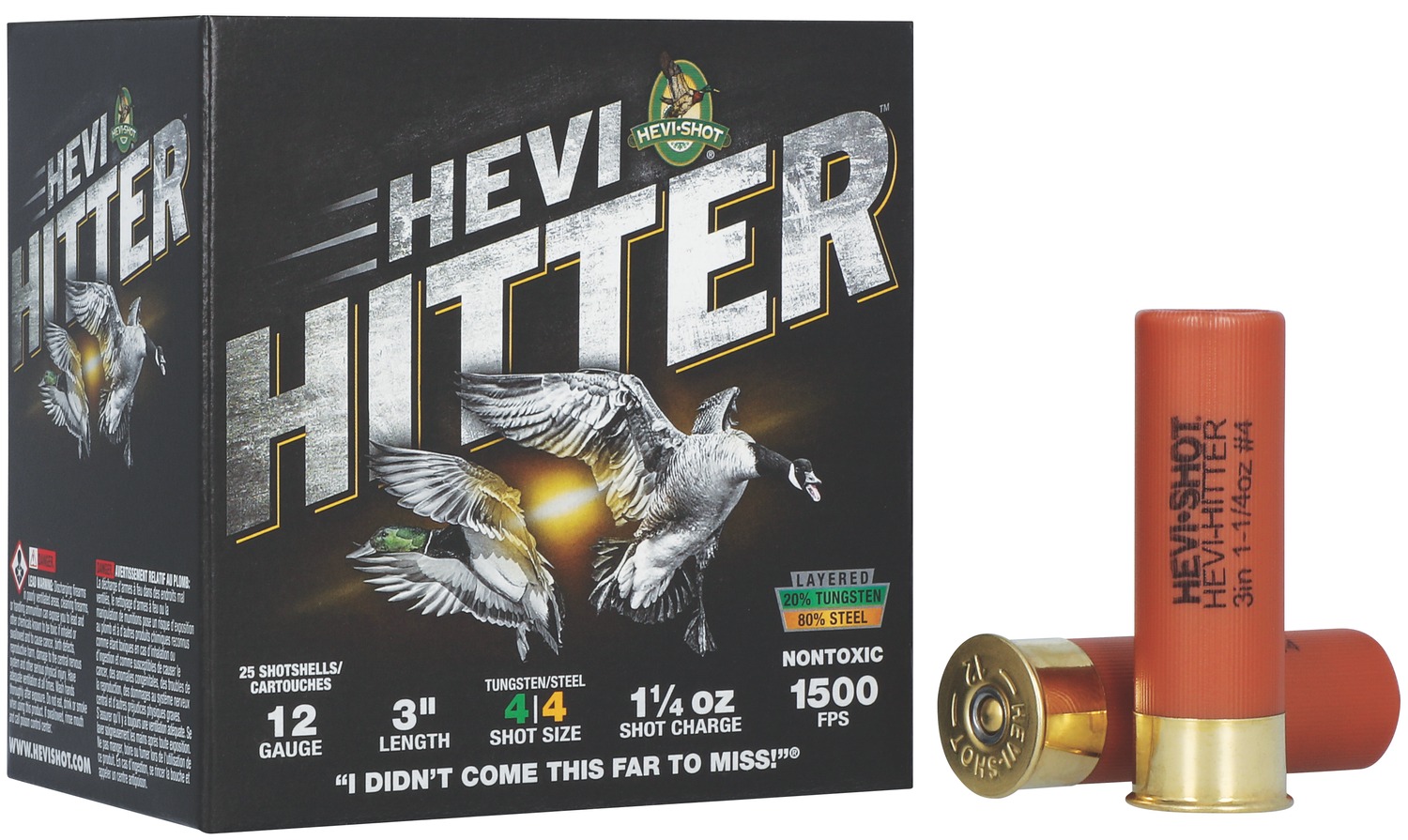 Hevi-Shot Hevi-Hitter 12 gauge shotgun shells box