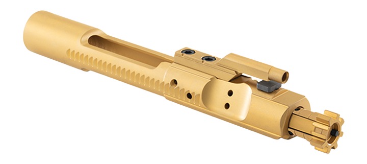 Gold AR-15 bolt carrier group component