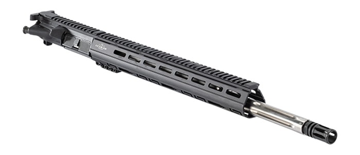 AR-style rifle upper receiver assembly with barrel