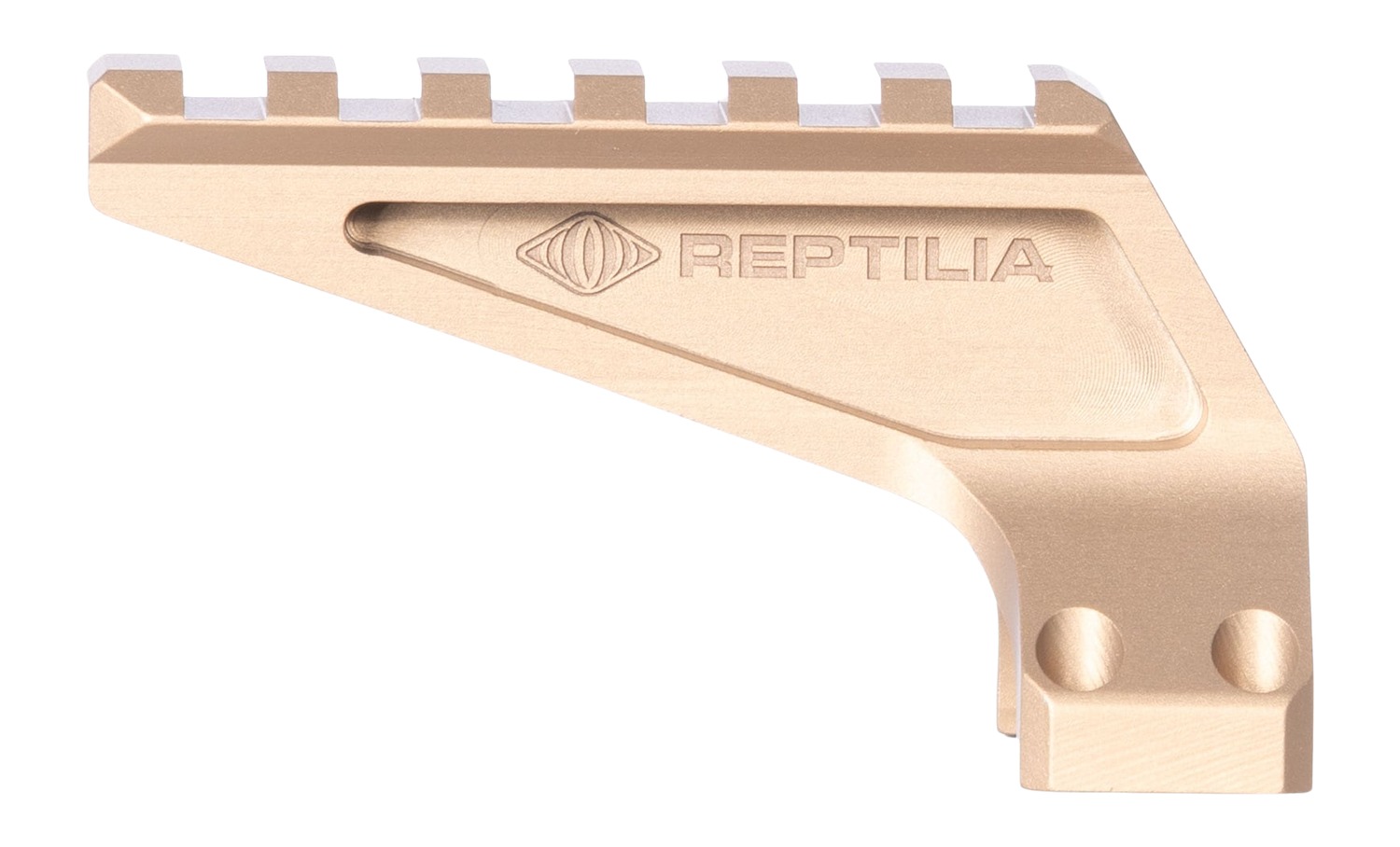Tan Reptilia cantilever scope mount with Picatinny rail