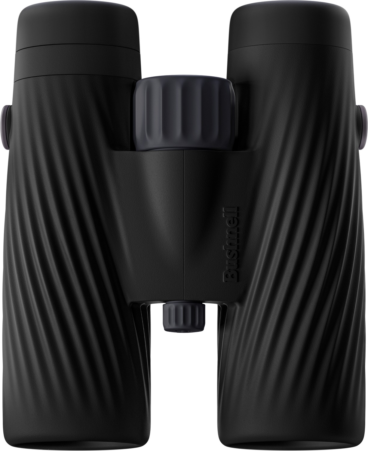 Black Bushnell binoculars with textured grip