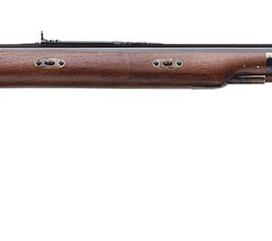 Antique flintlock musket with wooden stock