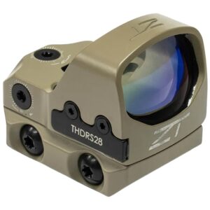 Tan reflex red dot sight optic