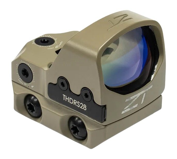 Tan reflex red dot sight optic