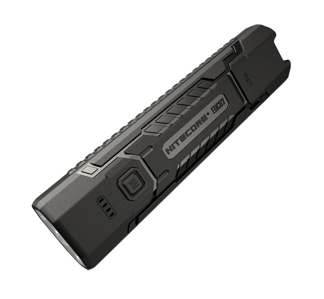 Nitecore EDC27 tactical flashlight on white background