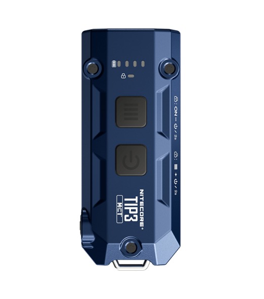 Blue Nitecore TUP MCT compact flashlight