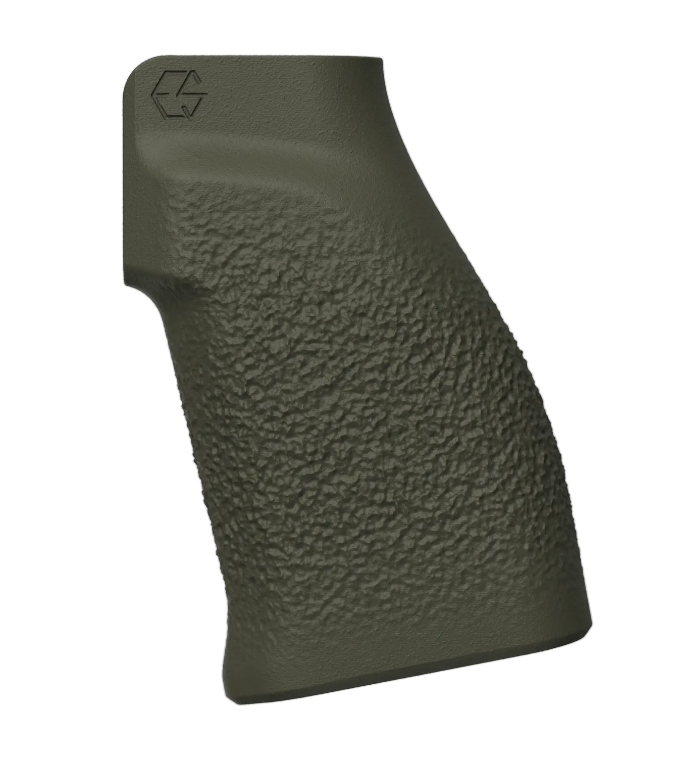 Textured olive green pistol grip accessory