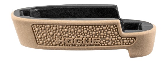 Hogue textured tan pistol magazine grip extension