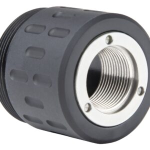 Threaded metal coupling with rubberized grip exterior