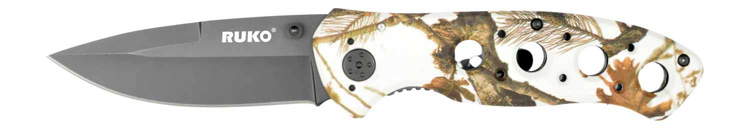 RUKO folding knife with camouflage handle