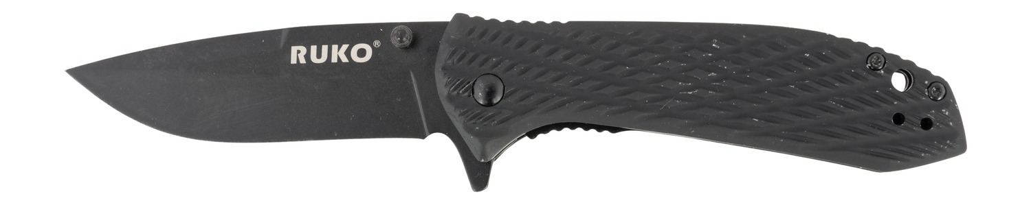 Black RUKO folding pocket knife