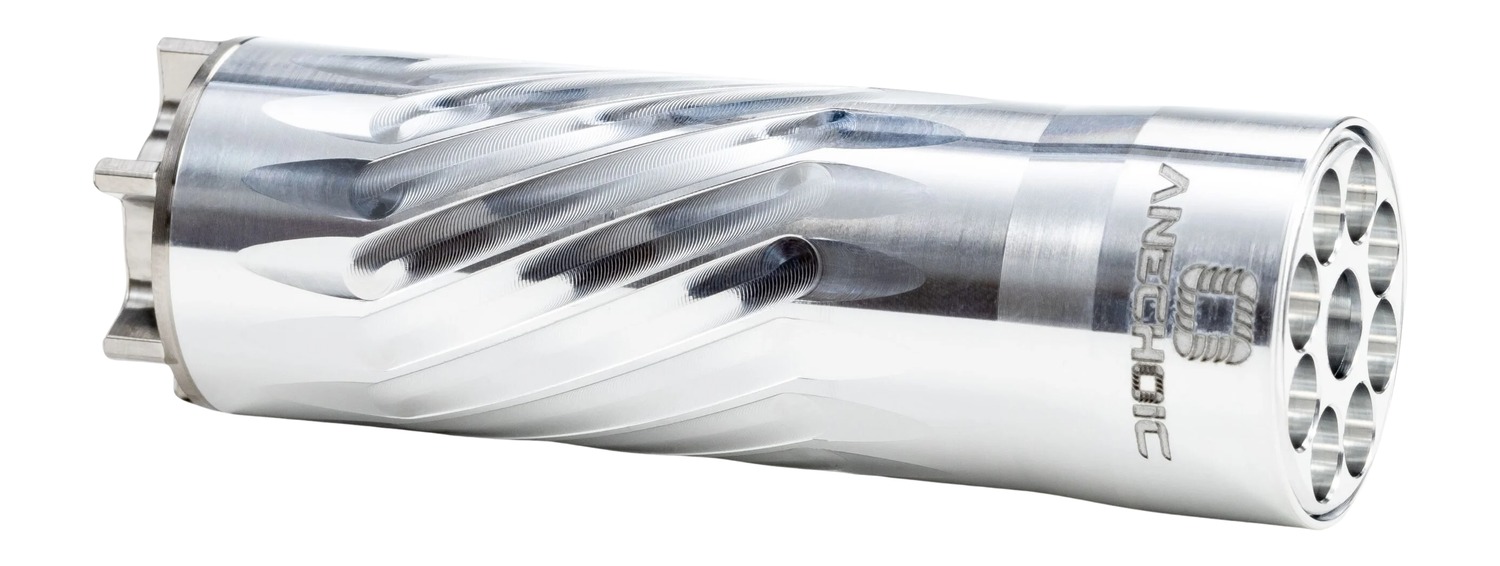 Metal muzzle brake with multiple ports