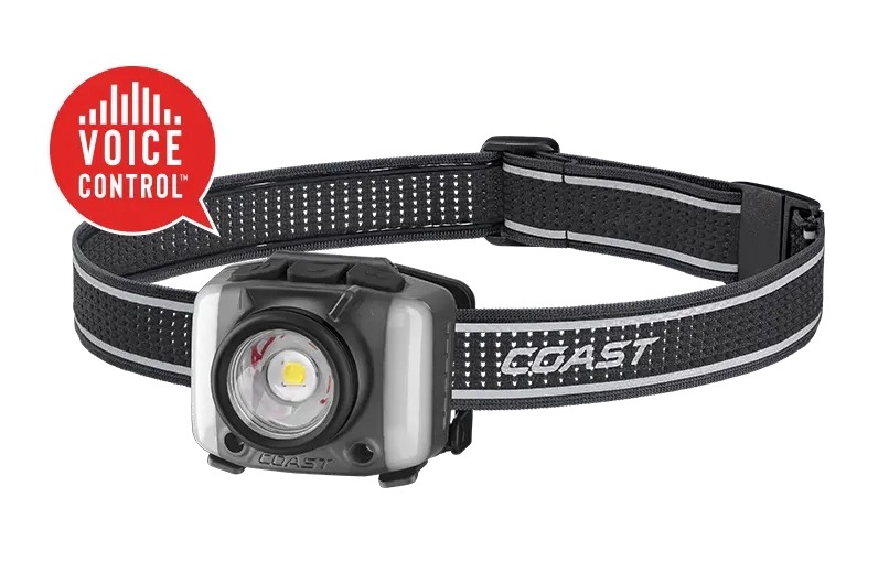 COAST LED headlamp with adjustable strap