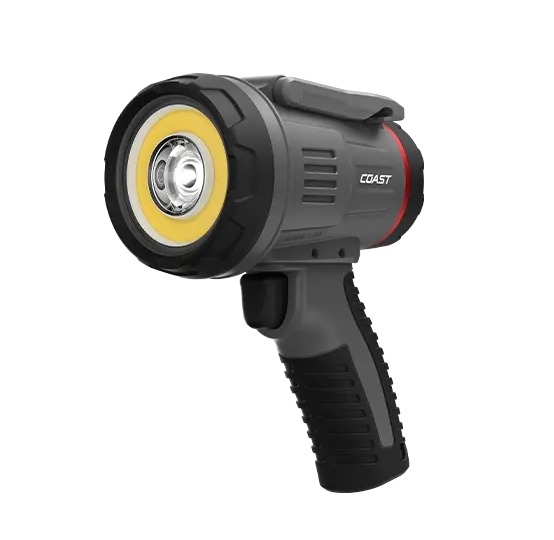 Handheld COAST LED spotlight flashlight