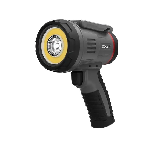 Handheld COAST LED spotlight flashlight