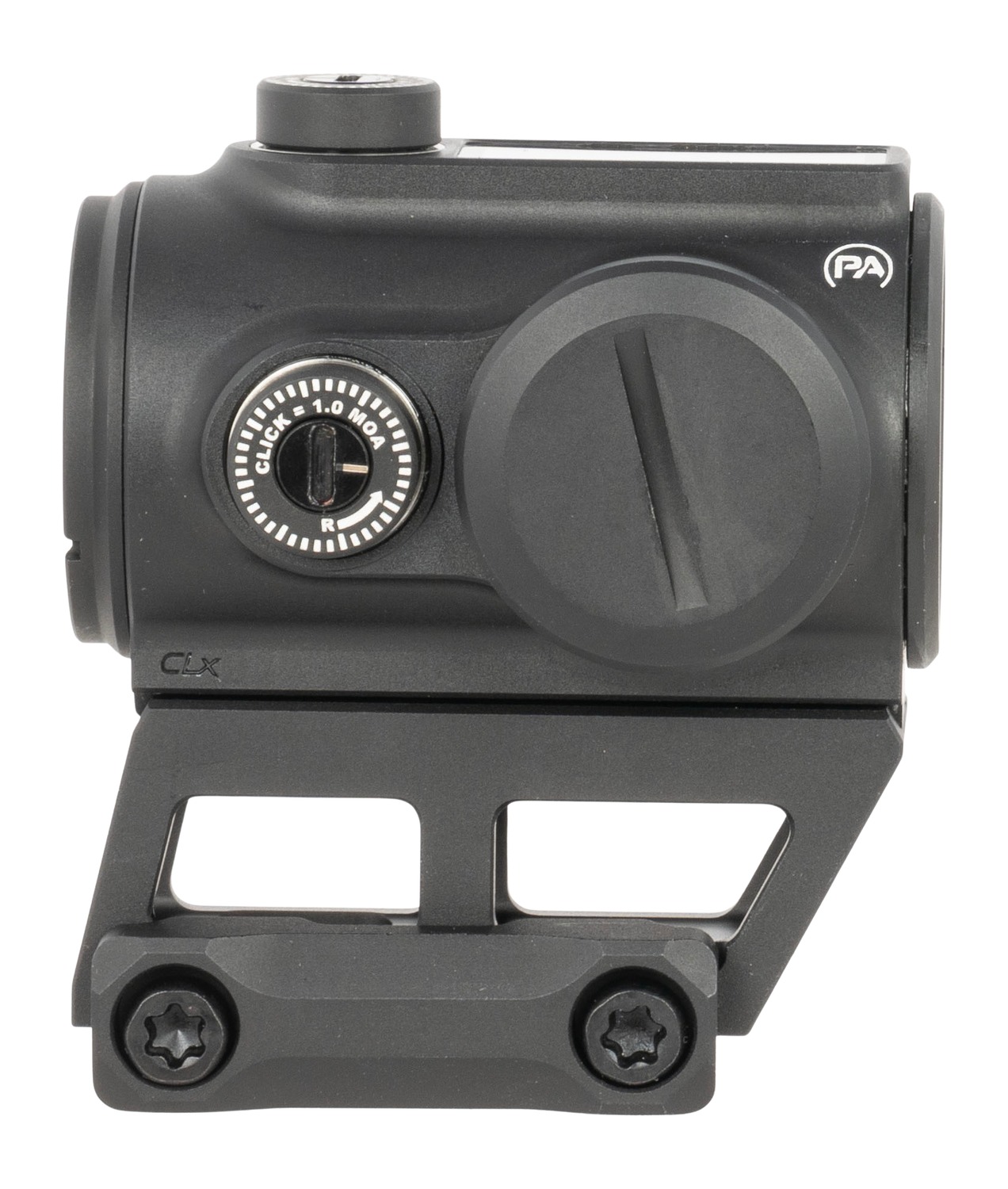 Compact rifle red dot sight with mount