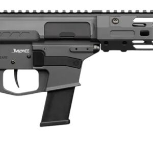 Compact AR-style pistol with stabilizing brace