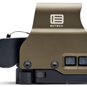 Tan EOTech holographic weapon sight side view