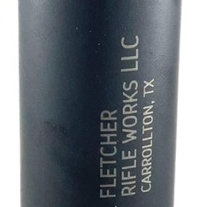 Black rifle suppressor with perforated lower section