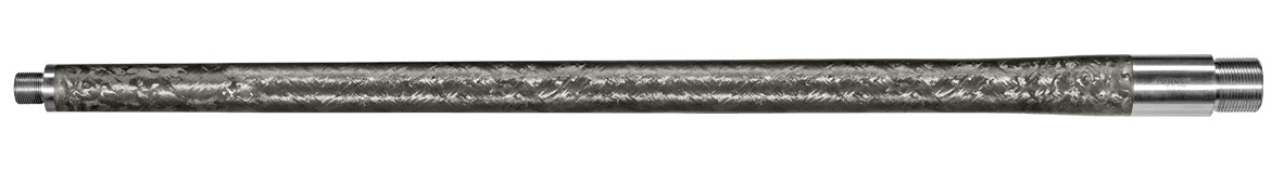 Carbon fiber shaft with threaded metal ends