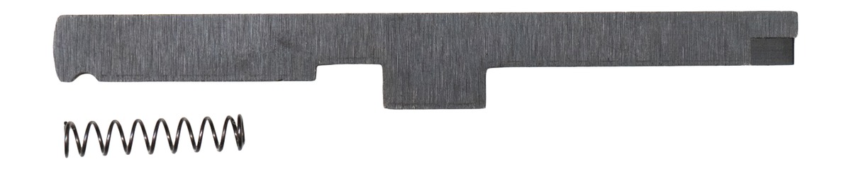 Metal mechanical component with small coil spring