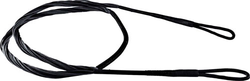 Black braided cable with looped ends
