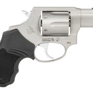 Stainless steel Taurus 856 revolver with black grip