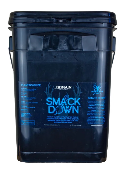 Black Domain Smack Down attractant seed bucket