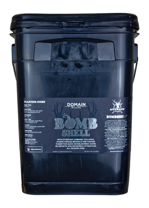 Domain Bomb Shell seed mix container