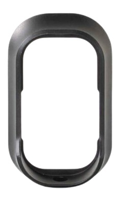 Black smartwatch protective frame case