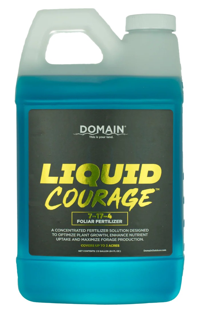 Domain Liquid Courage 7-17-4 foliar fertilizer jug