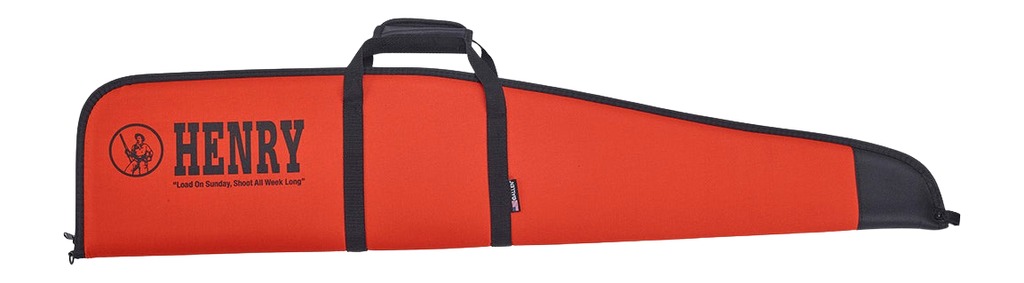 Red and black Henry rifle carrying case