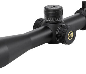Black rifle scope isolated on white background