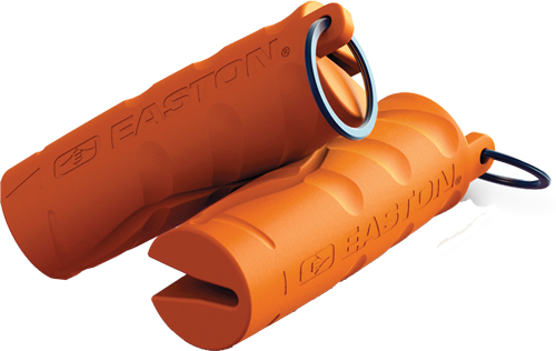 Orange Easton baseball bat weight donut