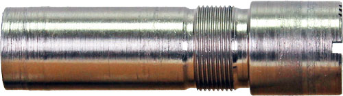 Metal cylindrical shaft with threaded middle section