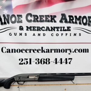 Canoe Creek Armory banner with shotgun display