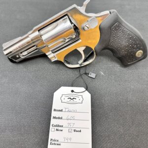 Taurus 605 .357 revolver with price tag