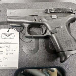Glock 42 .380 pistol with price tag