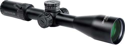 Black rifle scope isolated on white background