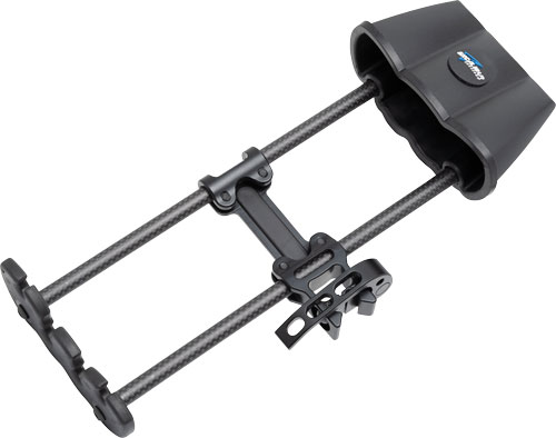 Archery bow stabilizer mount with carbon rods