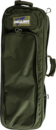 Green Excalibur crossbow carrying case with handle