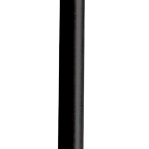 Black T-handle metal tool with long shaft