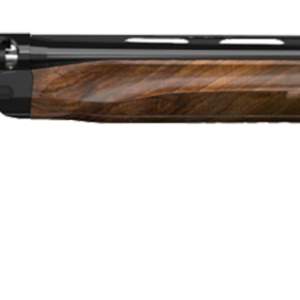 Semi-automatic shotgun with wooden stock