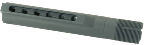 Metal muzzle brake with side ports and threads