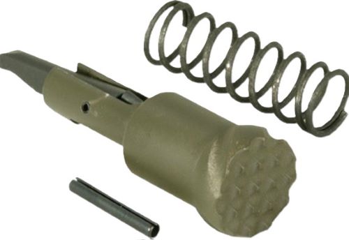 Grenade fuse assembly with spring and pin