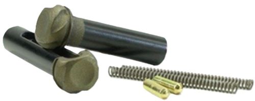 Rifle bolt assembly with spring and pins