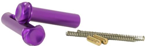 Purple dumbbells and metal hand grip strengthener