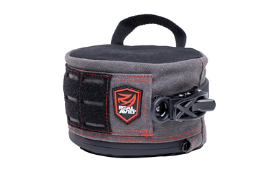 Gray padded weightlifting dip belt with buckle