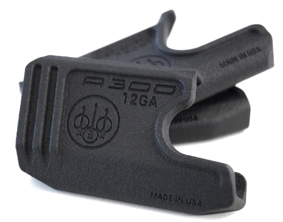 Black C300 12GA plastic firearm accessory